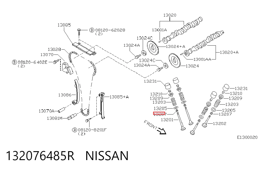 Empaquetadura De Aceite De Valvula para Nissan Primera  P10
