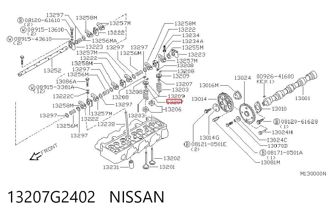 Sello De Aceite De Valvula Nissan Vanette  (C23)