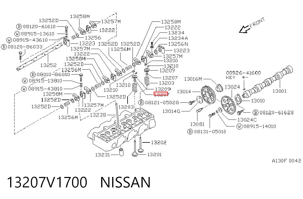 Sello De Aceite De Valvula para Nissan Vanette  (C23)