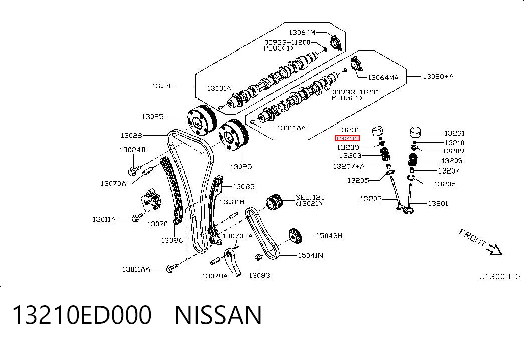 13210ED000 Nissan/Infiniti