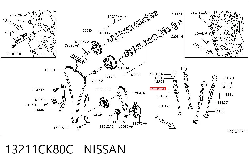 13211CK80C Nissan/Infiniti