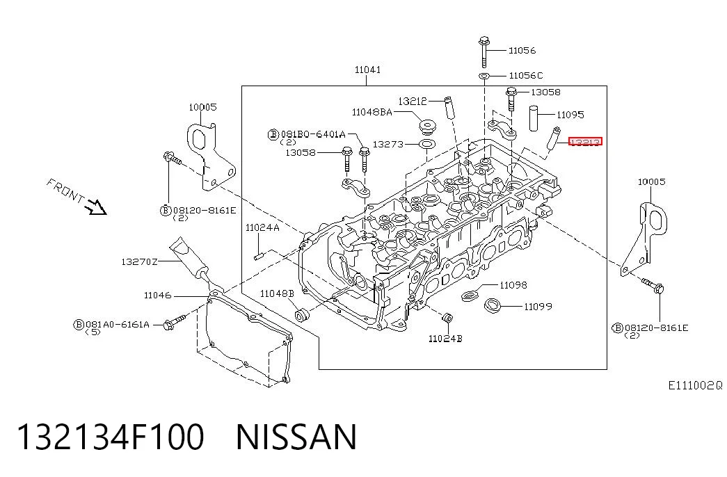 132134F100 Nissan/Infiniti