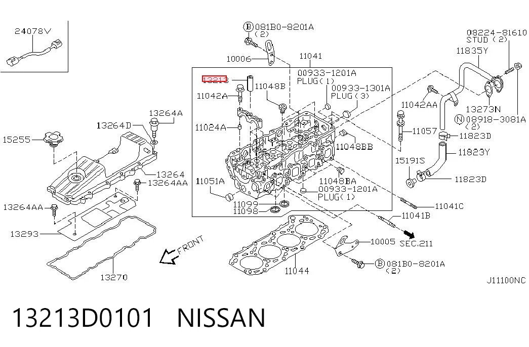13213D0101 Nissan/Infiniti