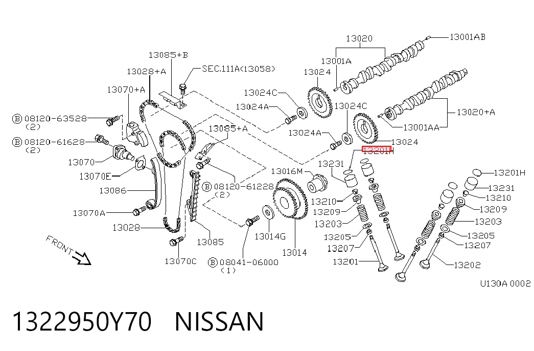 1322950Y70 Nissan/Infiniti