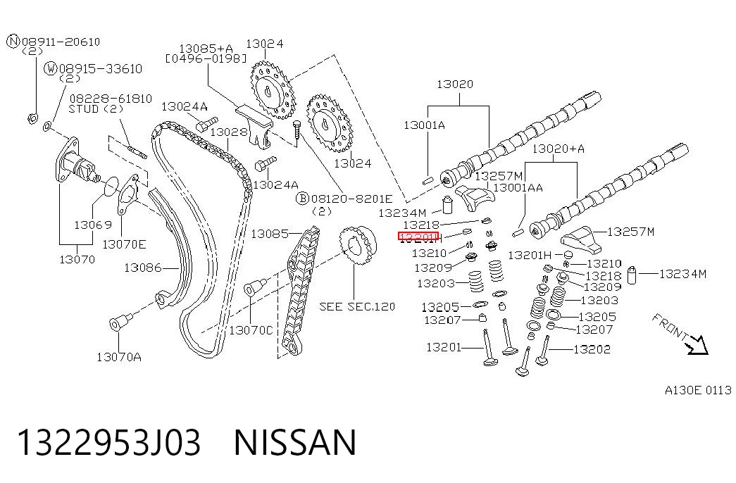 1322953J03 Nissan/Infiniti