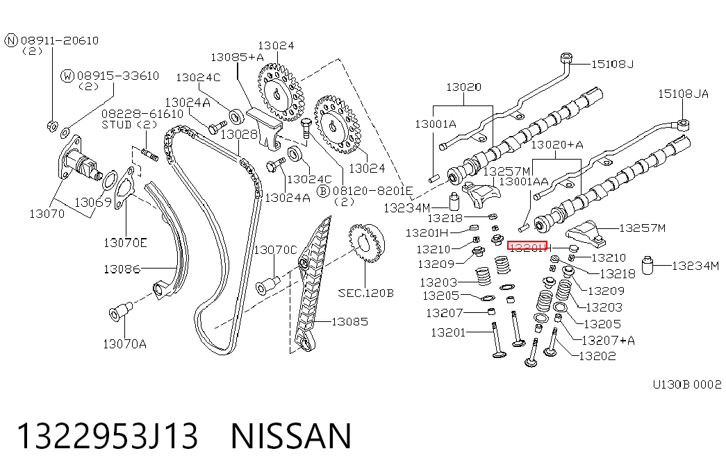 1322953J13 Nissan/Infiniti