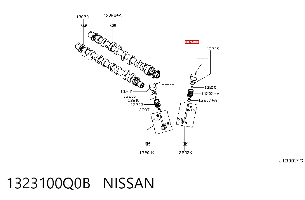 1323100Q0B Nissan/Infiniti