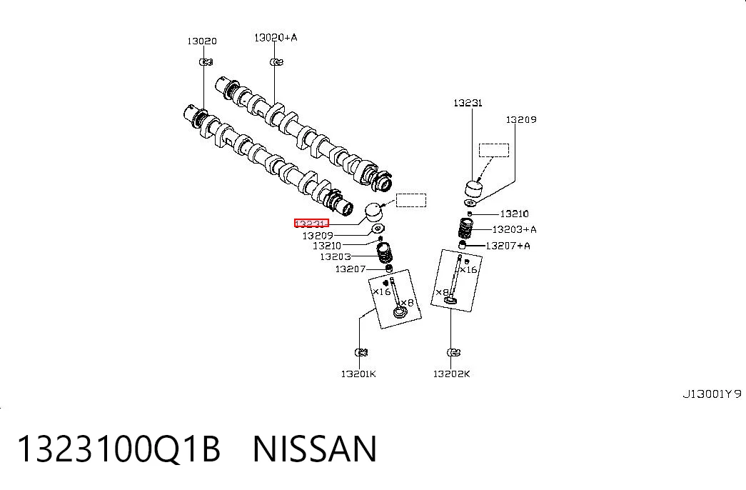1323100Q1B Nissan/Infiniti