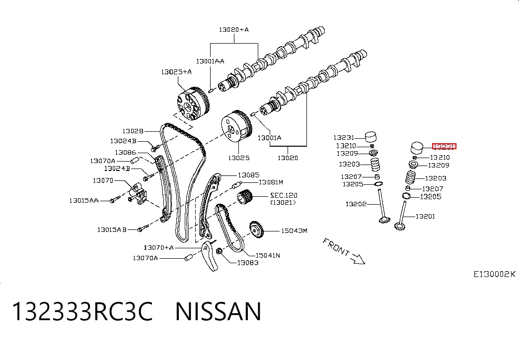 132333RC3C Nissan/Infiniti