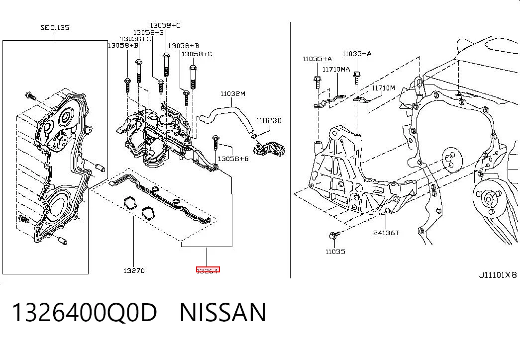 1326400Q0D Nissan/Infiniti