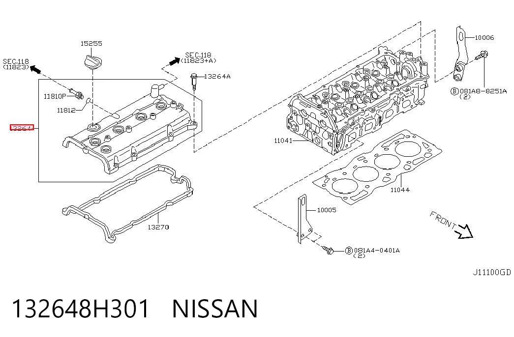 Comprar Tapa de balancines Nissan X-Trail  T30