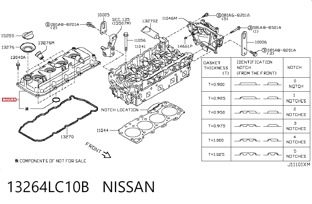 Tapa de culata Nissan Navara  (2004-2015)
