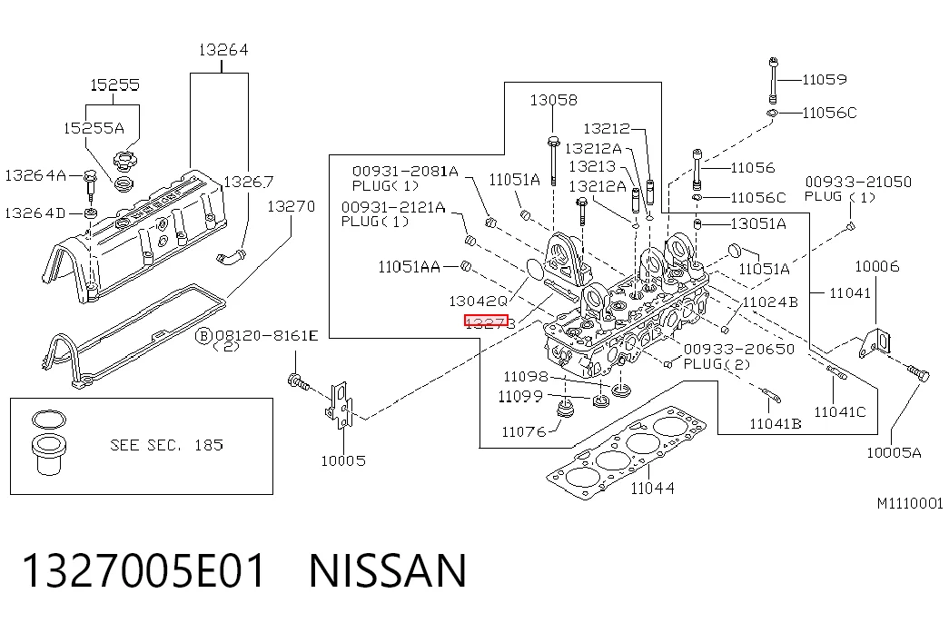Junta tapa válvula Nissan Vanette  desde 7,42 €