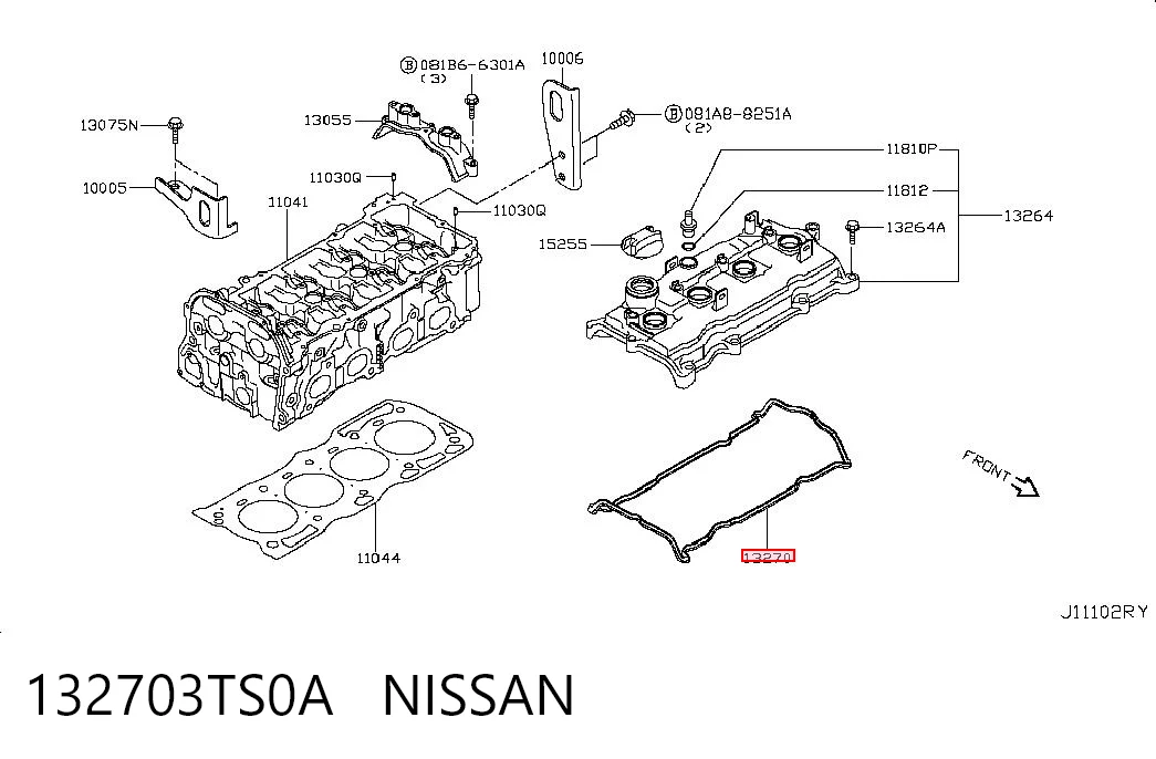 132703TS0A Nissan/Infiniti Junta de balancínes