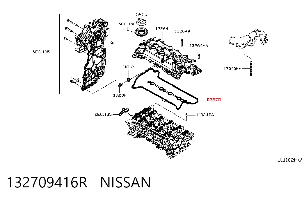 Junta de balancínes para Renault DUSTER II HM