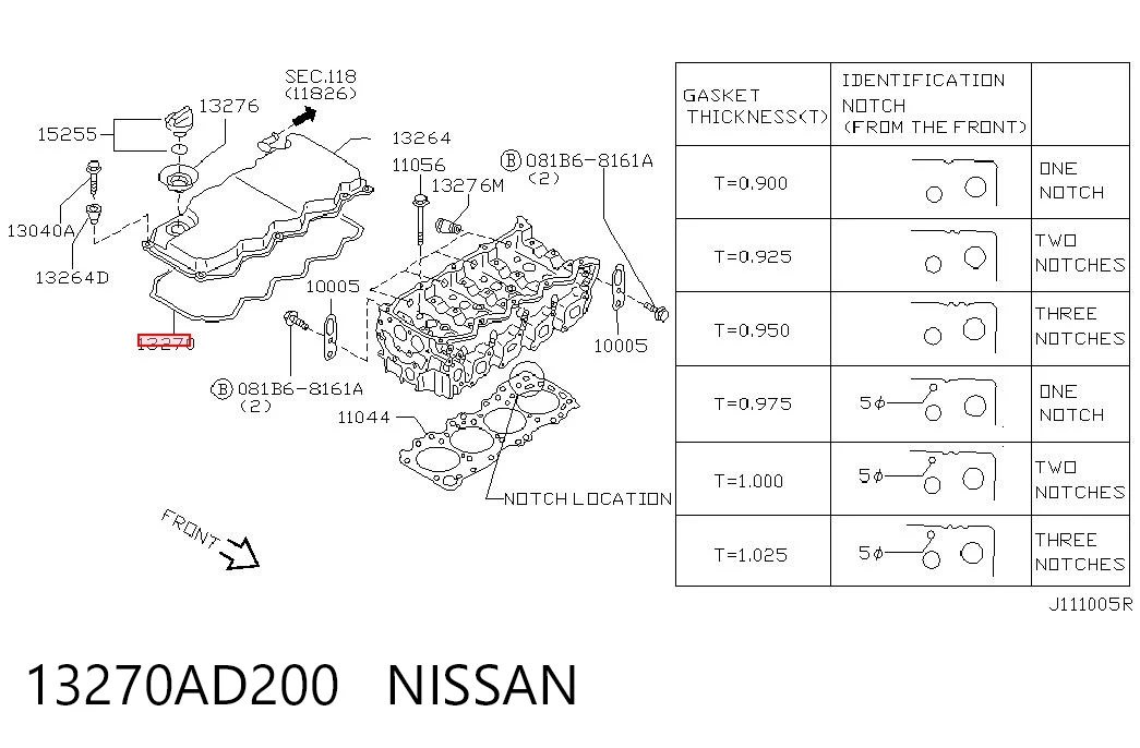 13270AD200 Nissan/Infiniti