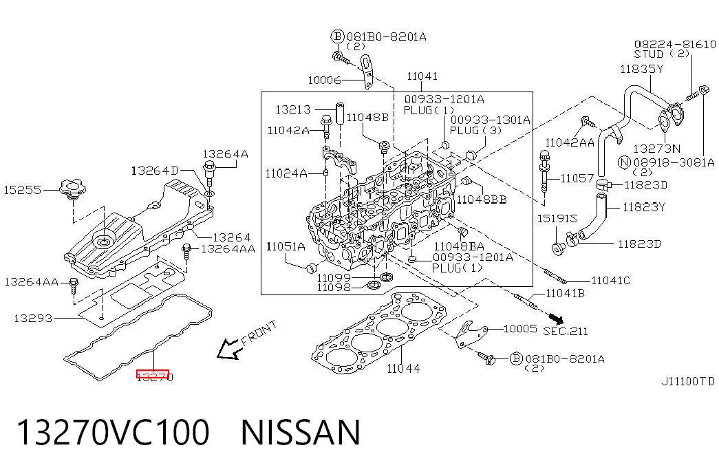 13270VC100 Nissan/Infiniti