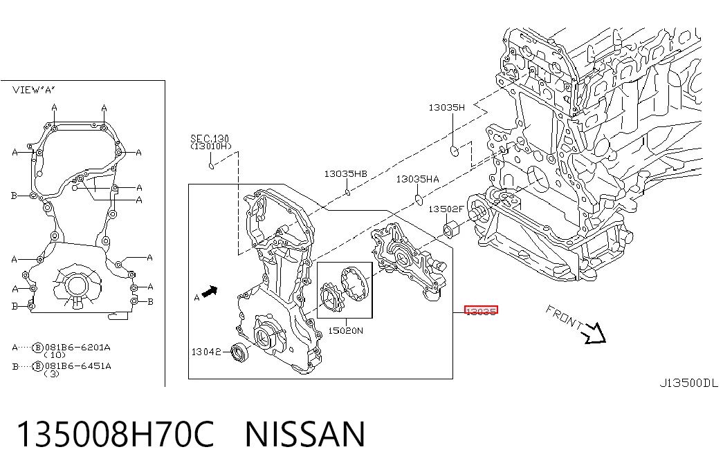 135008H70C Nissan/Infiniti