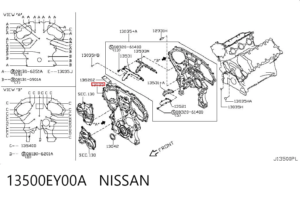 13500EY00A Nissan/Infiniti