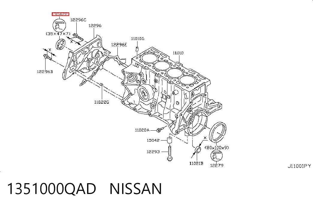 1351000QAD Nissan/Infiniti