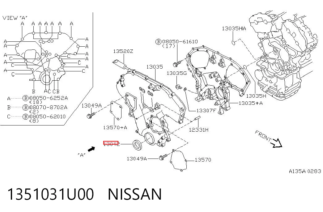 1351031U00 Nissan/Infiniti