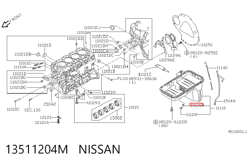 13511204M Nissan/Infiniti
