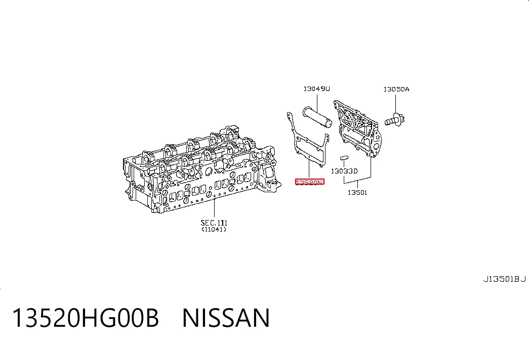 13520HG00B Nissan/Infiniti