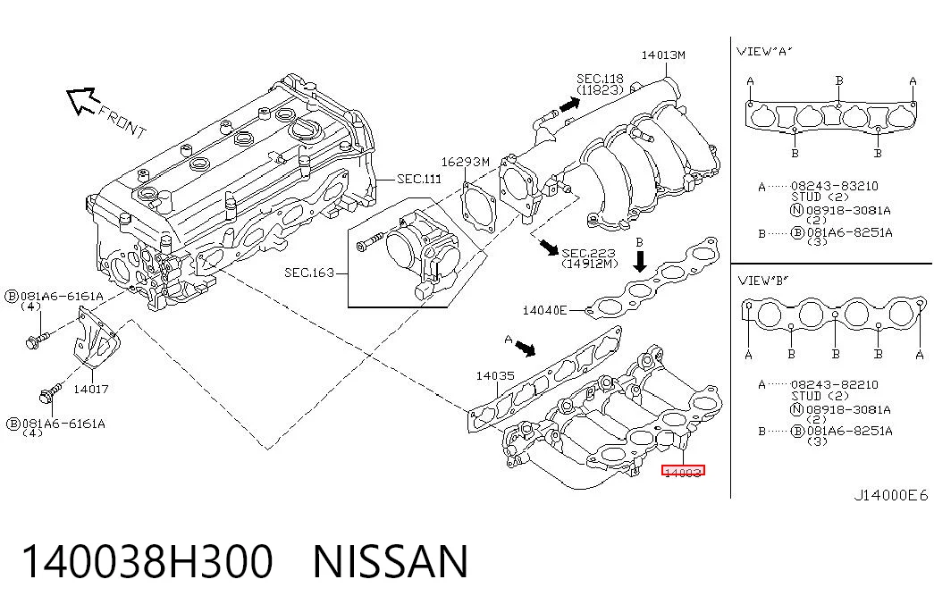 140038H300 Nissan/Infiniti