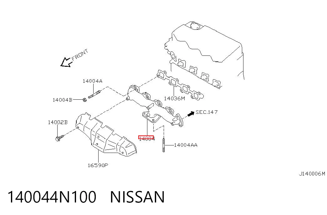 140044N100 Nissan/Infiniti