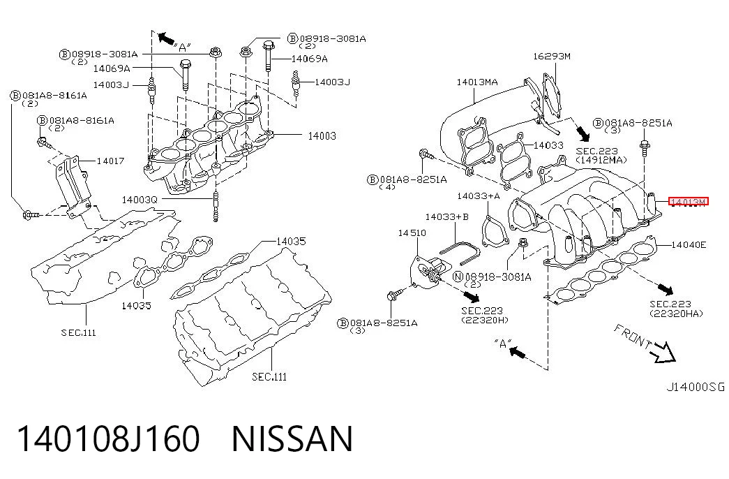 140108J160 Nissan/Infiniti