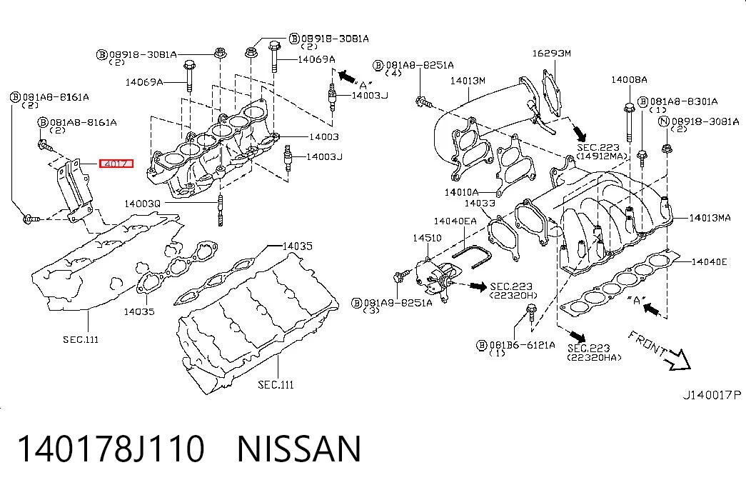 140178J110 Nissan/Infiniti