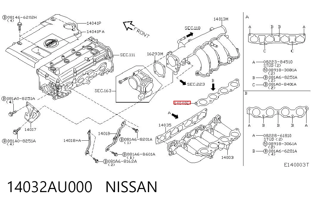 14032AU000 Nissan/Infiniti