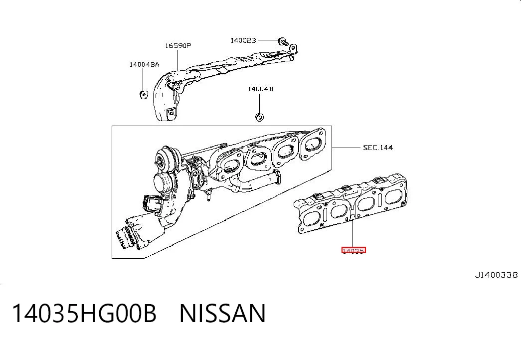 14035HG00B Nissan/Infiniti