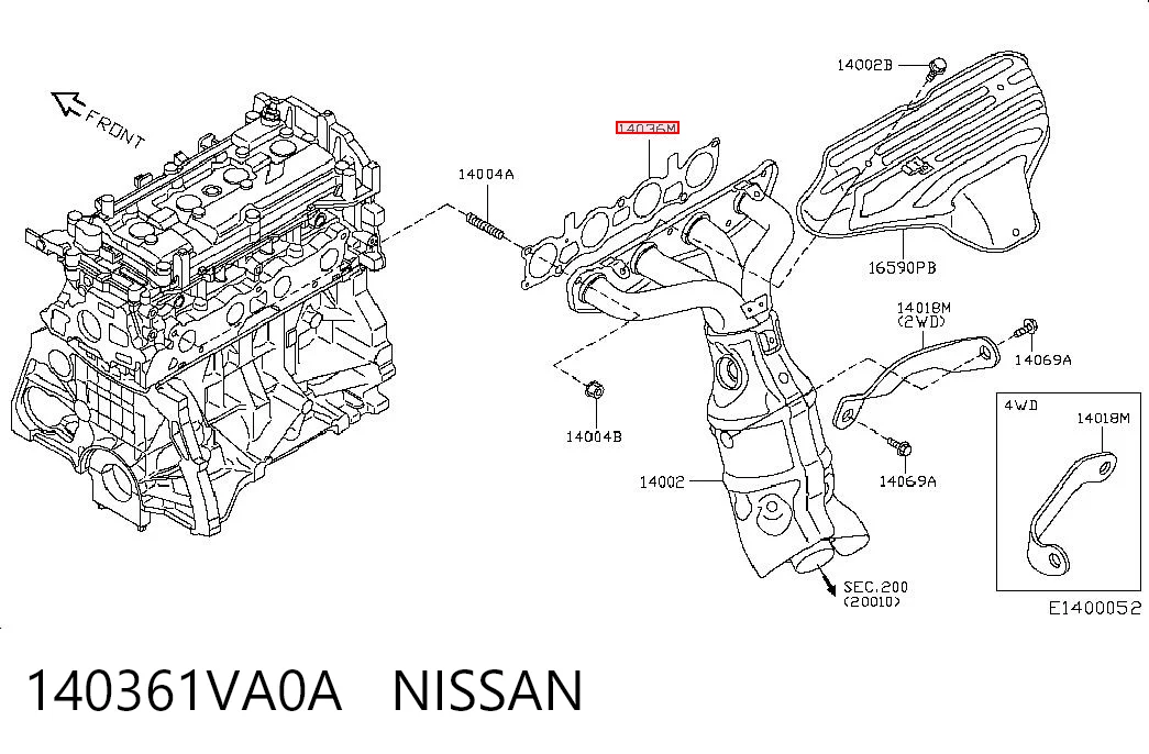 140361VA0A Nissan/Infiniti