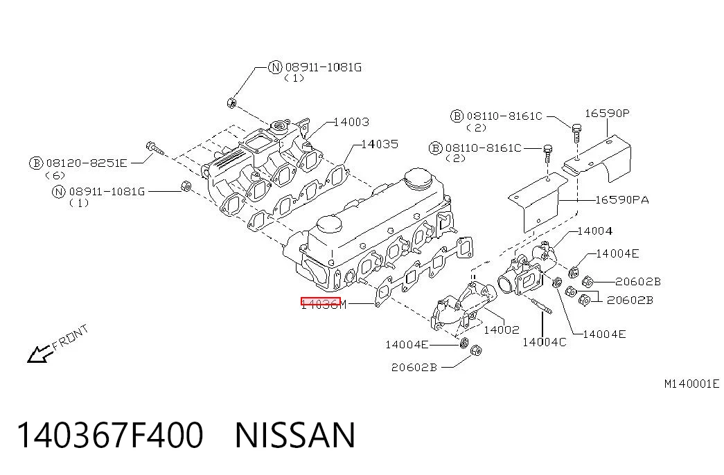 140367F400 Nissan/Infiniti