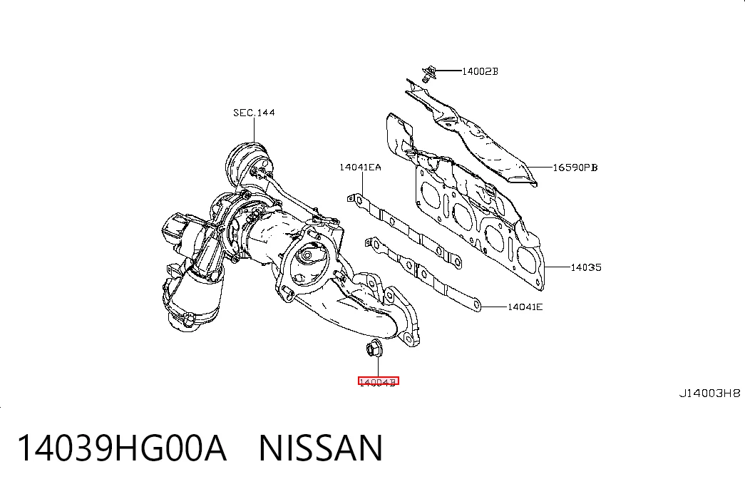 14039HG00A Nissan/Infiniti