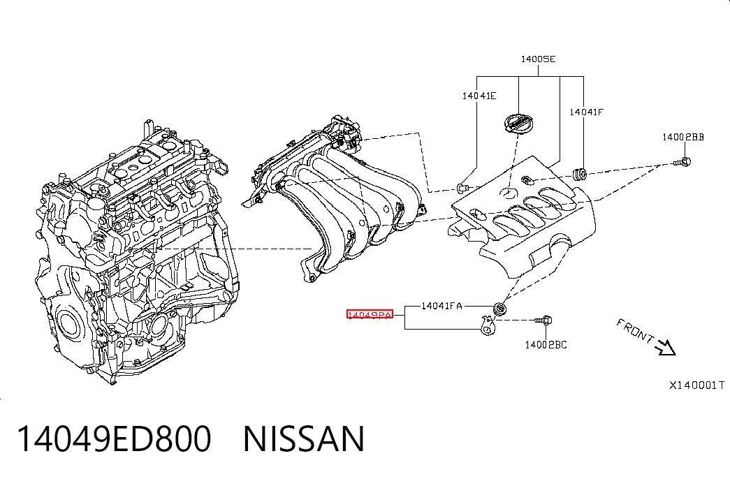 14049ED800 Nissan/Infiniti
