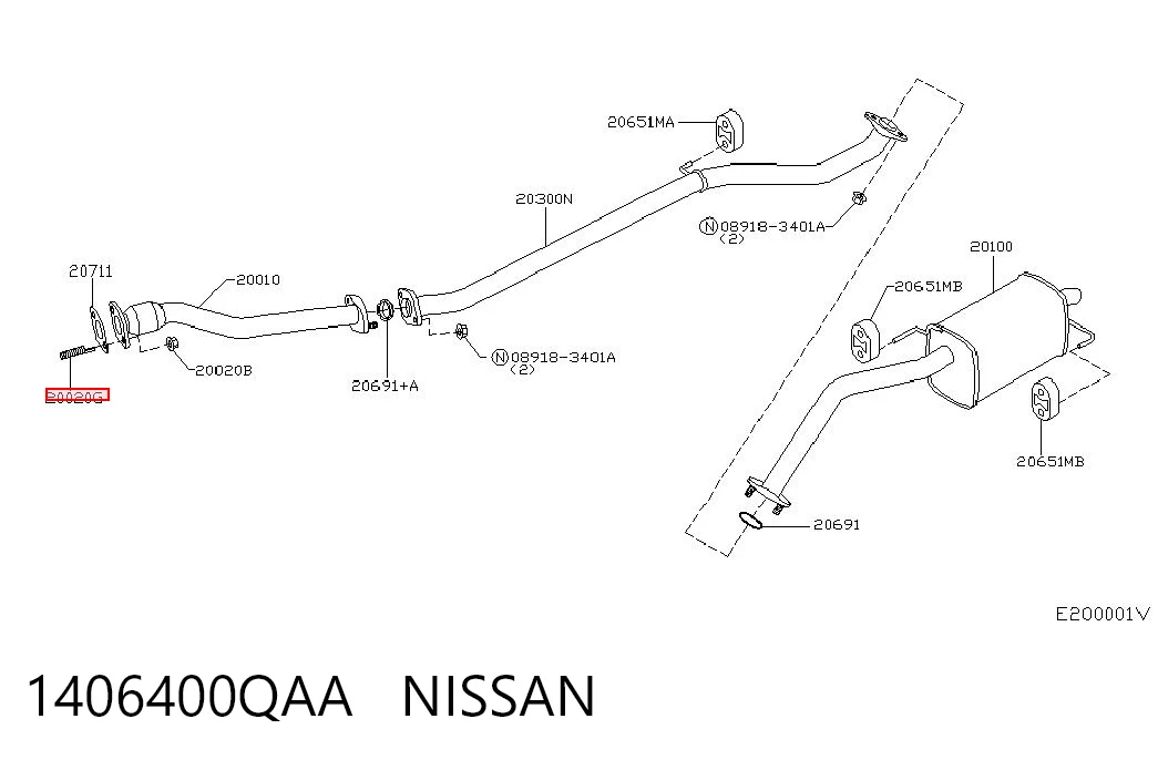 1406400QAA Nissan/Infiniti