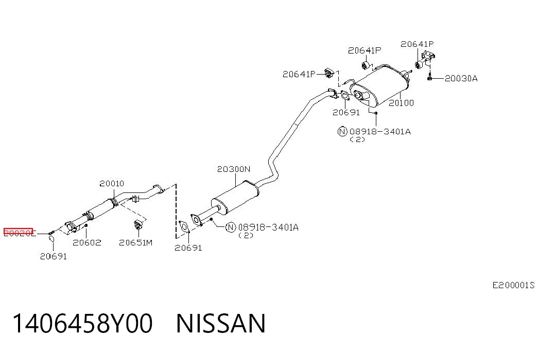 1406458Y00 Nissan/Infiniti