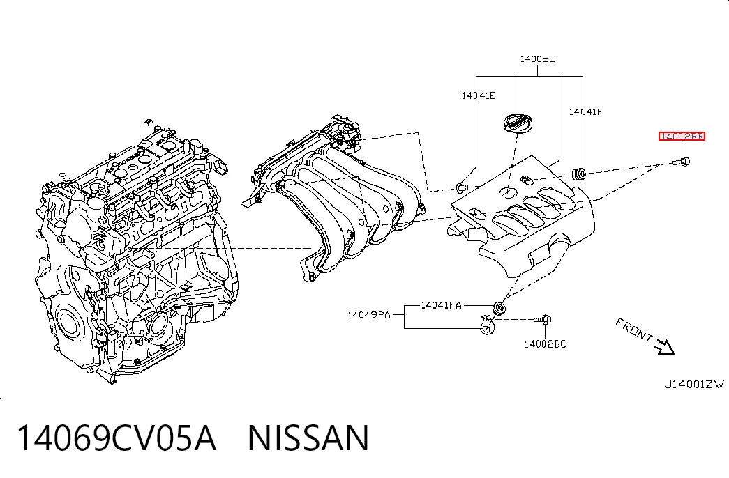 14069CV05A Nissan/Infiniti