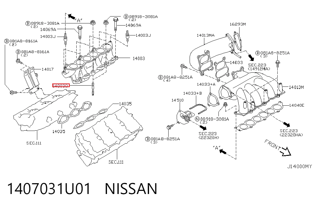 1407031U01 Nissan/Infiniti