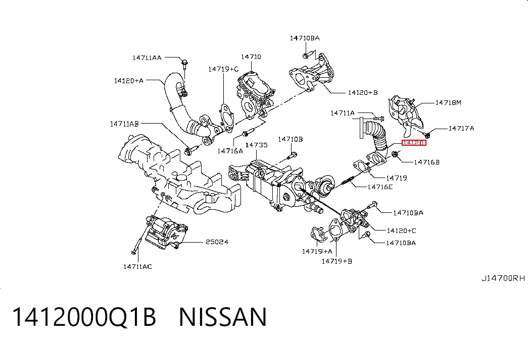 1412000Q1B Nissan/Infiniti