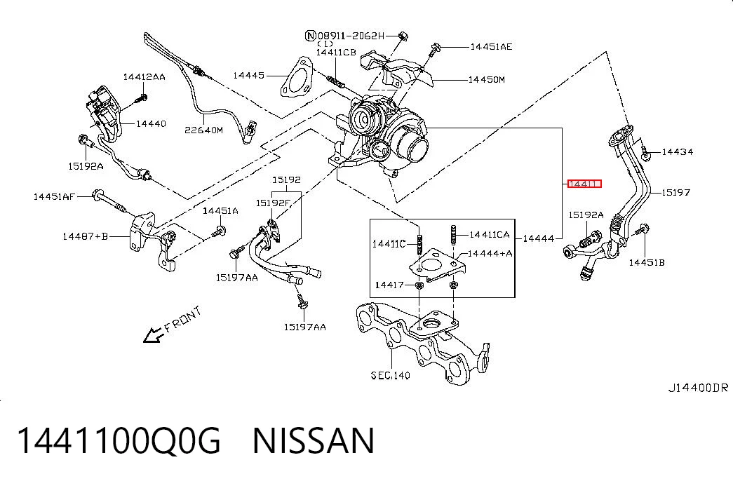 1441100Q0G Nissan/Infiniti
