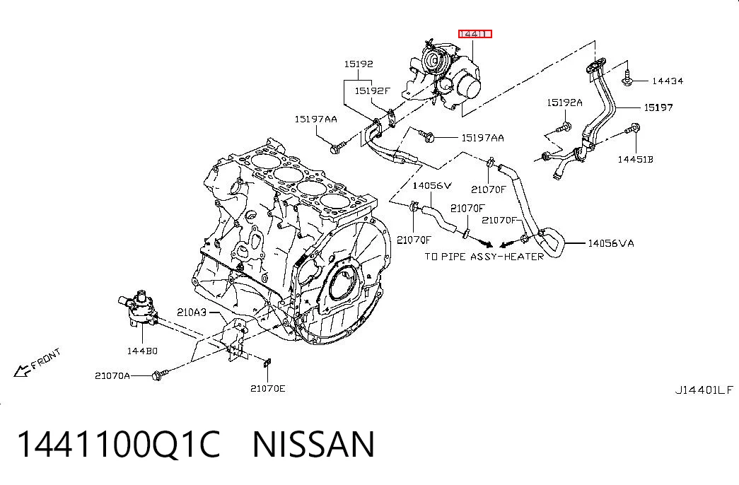1441100Q1C Nissan/Infiniti