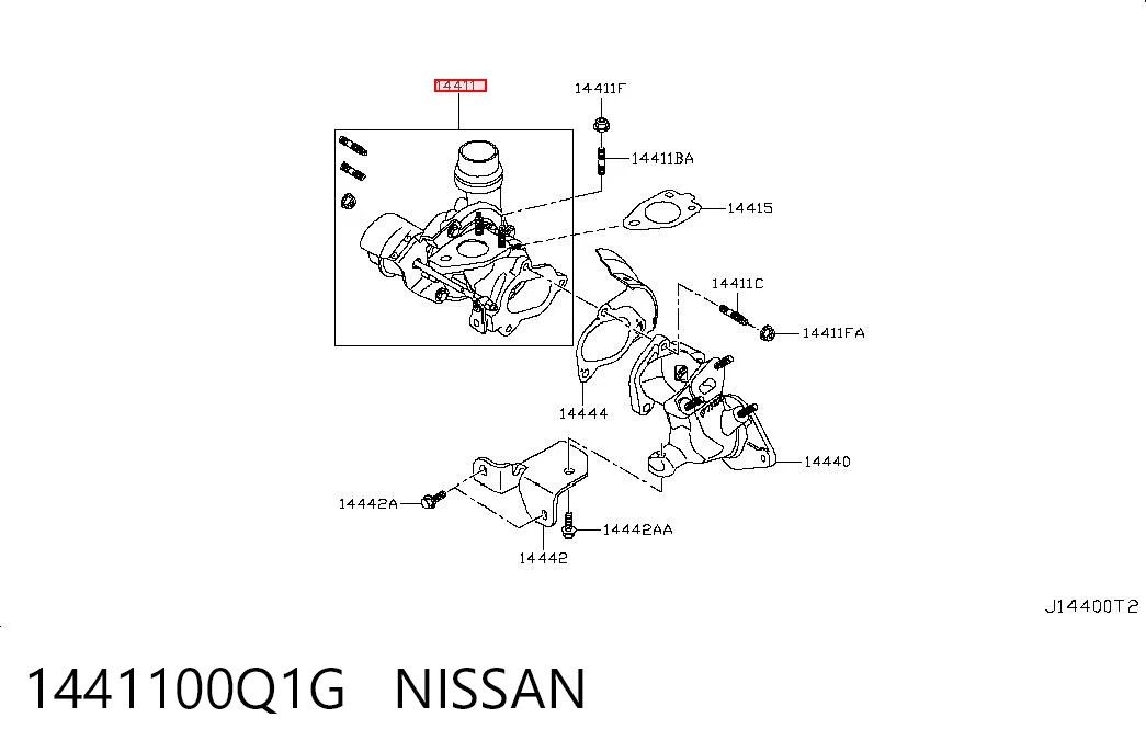 1441100Q1G Nissan/Infiniti