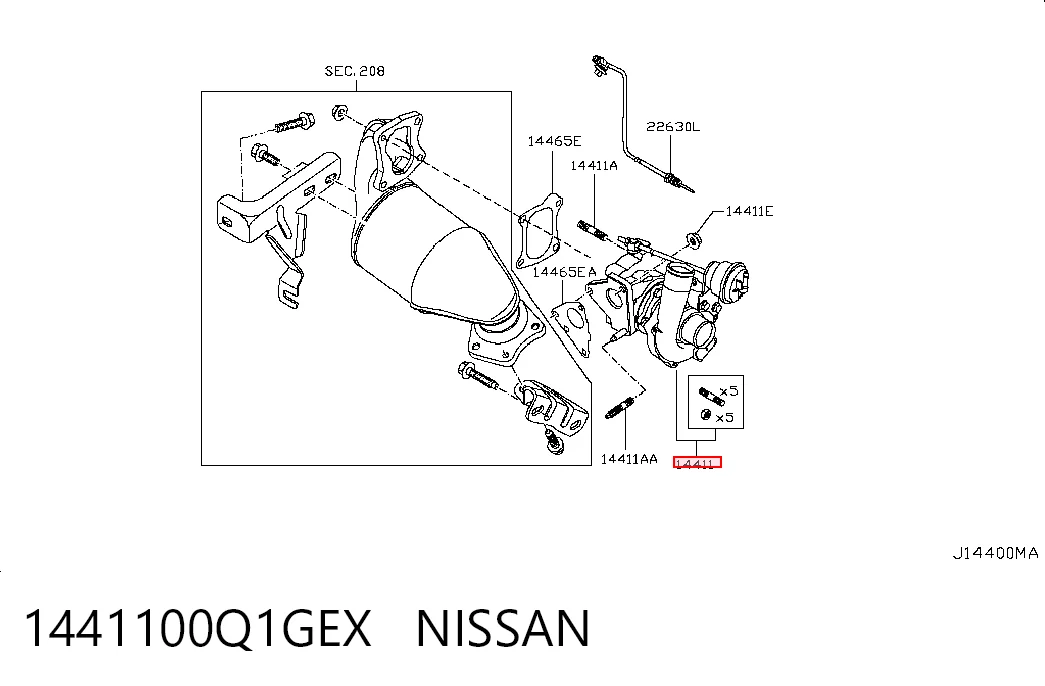 Precio del repuesto Turbo Qashqai I SUV