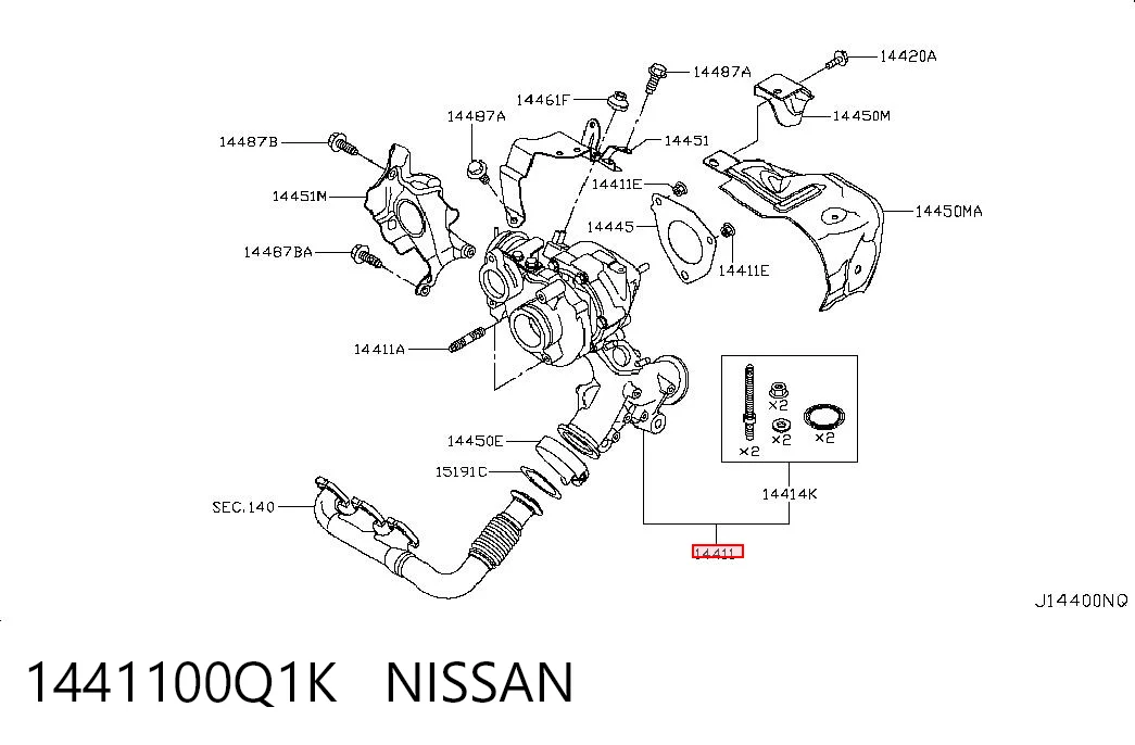 1441100Q1K Nissan/Infiniti