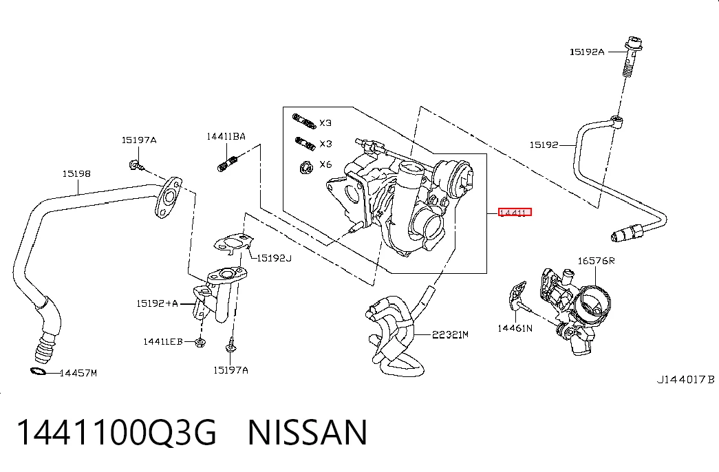 1441100Q3G Nissan/Infiniti