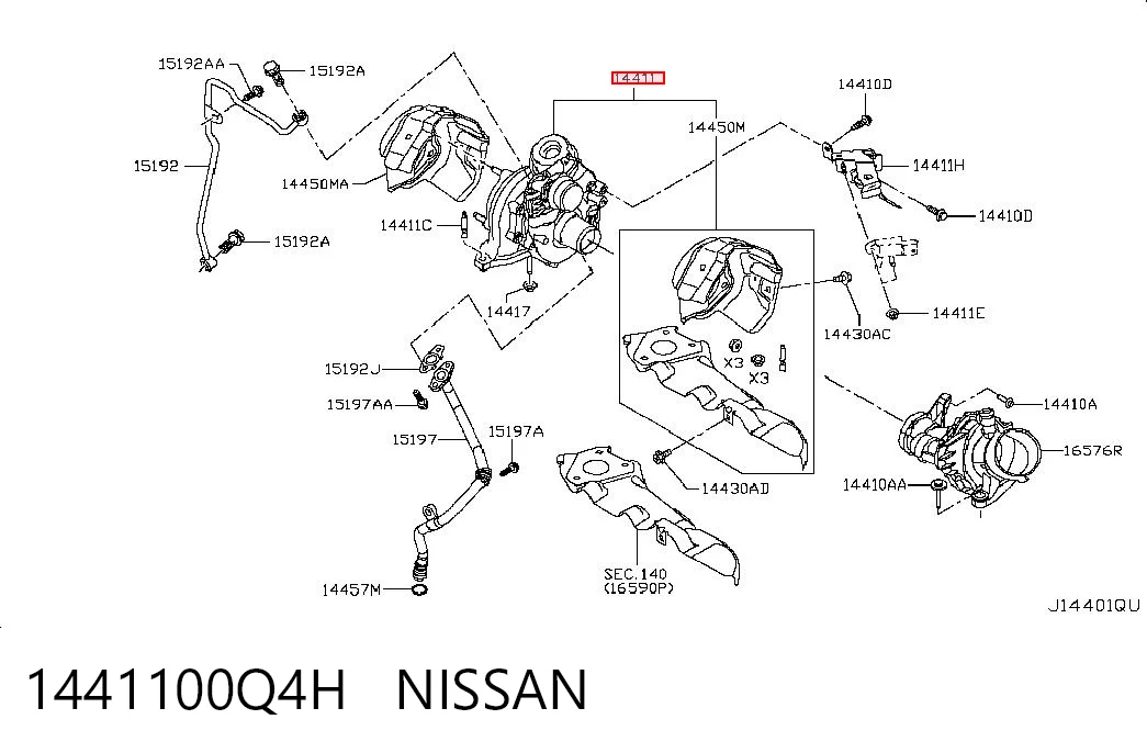 1441100Q4H Nissan/Infiniti