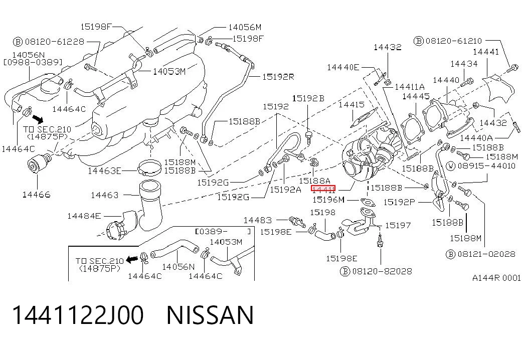 Turbocompresor Nissan Patrol 